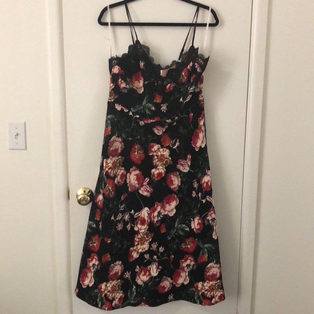 NWT Anthropologie Foxiedox Floral Slip Dress - Picture 3 of 8